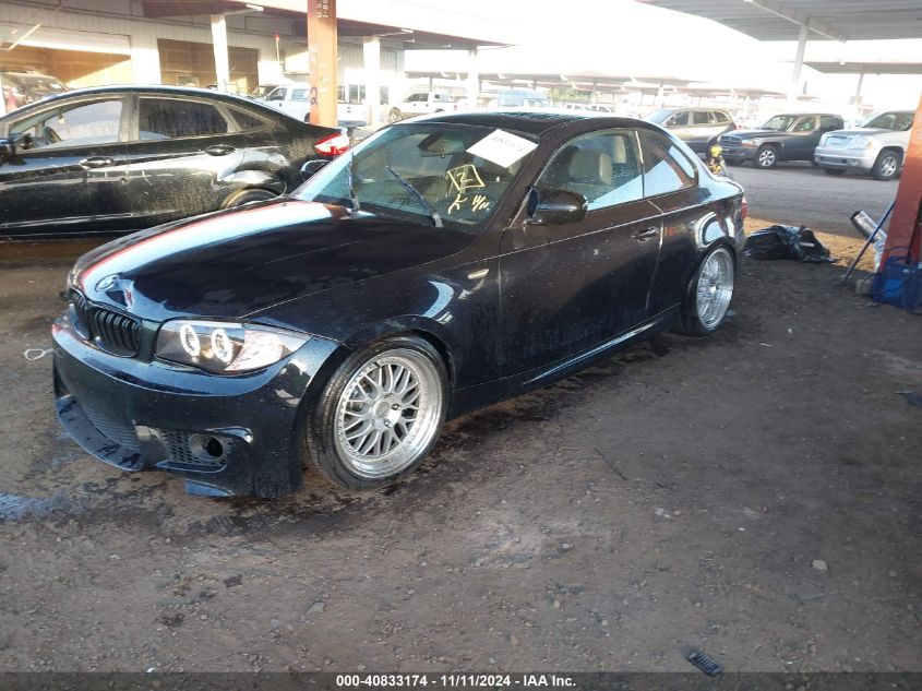 2013 BMW 128I VIN: WBAUP7C5XDVP24992 Lot: 40833174