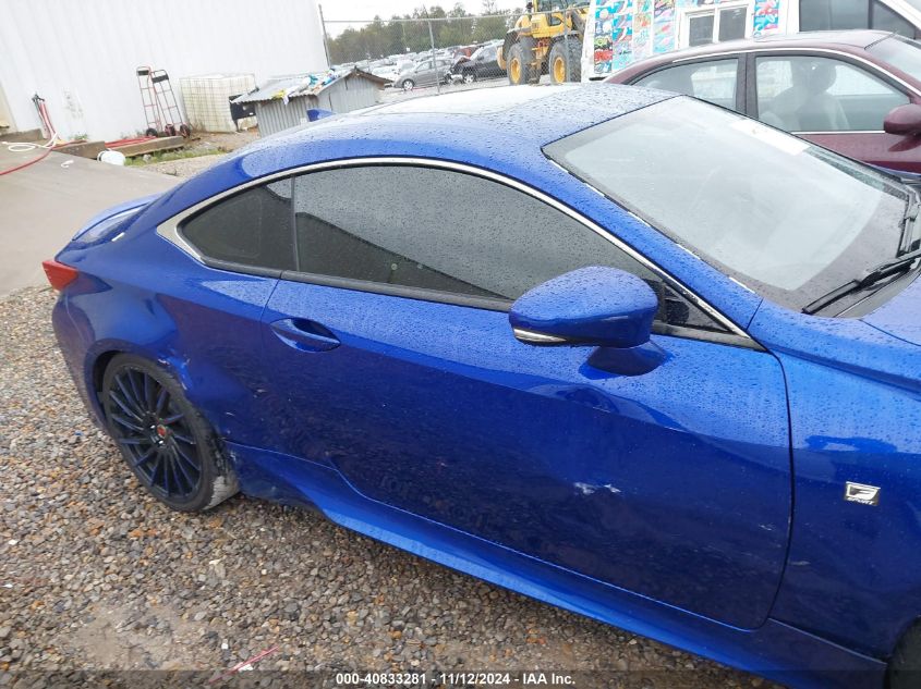 2016 Lexus Rc 350 VIN: JTHSE5BC5G5006998 Lot: 40833281