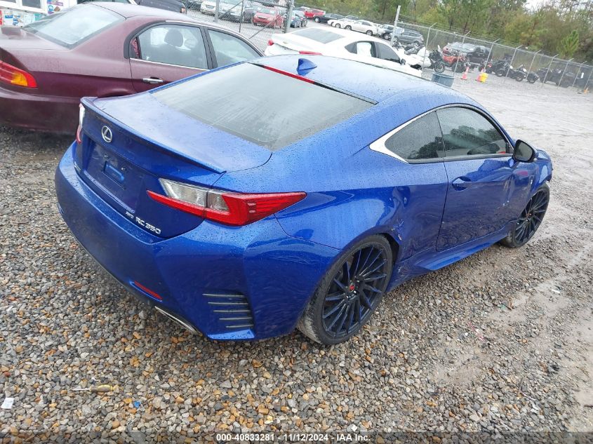 2016 Lexus Rc 350 VIN: JTHSE5BC5G5006998 Lot: 40833281