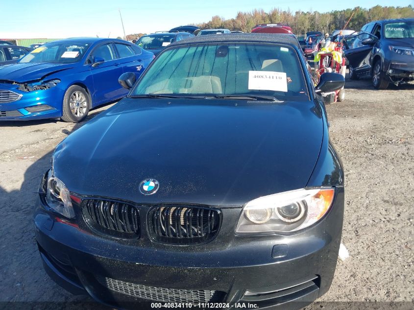 2012 BMW 135I VIN: WBAUN7C54CVM26622 Lot: 40834110