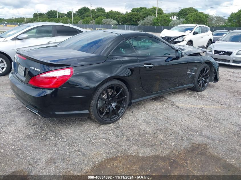 2013 Mercedes-Benz Sl 63 Amg VIN: WDDJK7EA7DF016732 Lot: 40834392