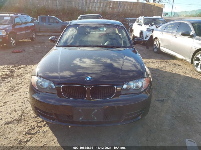 2008 BMW 128I VIN: WBAUP73528ZF09616 Lot: 40835666