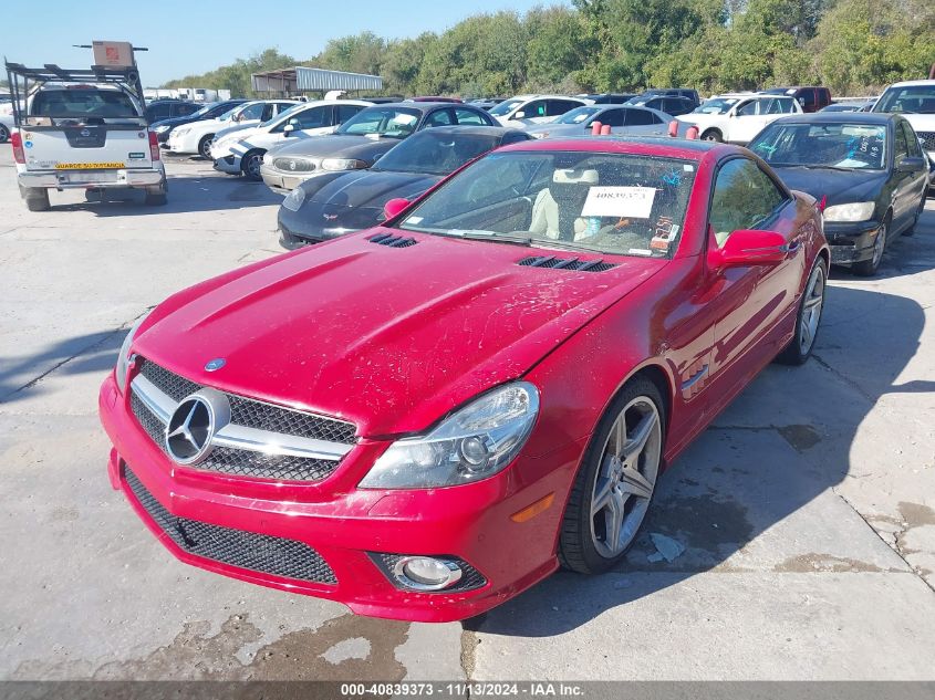 2009 Mercedes-Benz Sl 550 VIN: WDBSK71F59F152511 Lot: 40839373