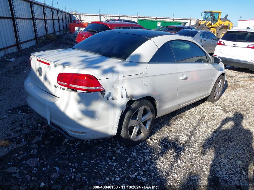 2012 Volkswagen Eos Lux VIN: WVWFW7AH0CV008547 Lot: 40840150