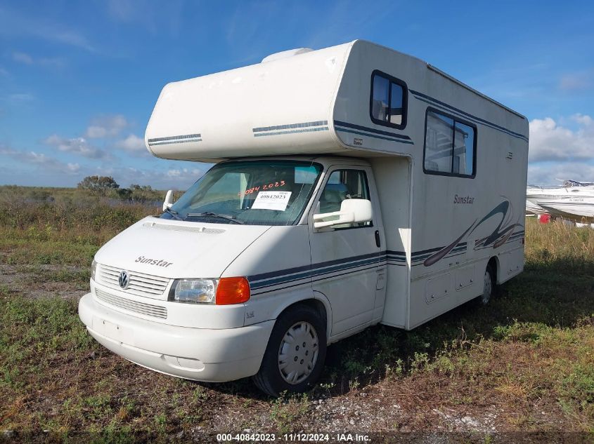 2002 Winnebago Mh VIN: WV3AB47082H033552 Lot: 40842023