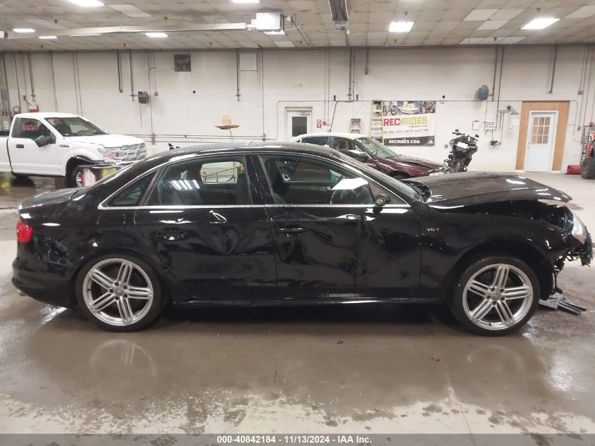 2014 Audi S4 3.0T Premium Plus VIN: WAUBGAFL9EA001206