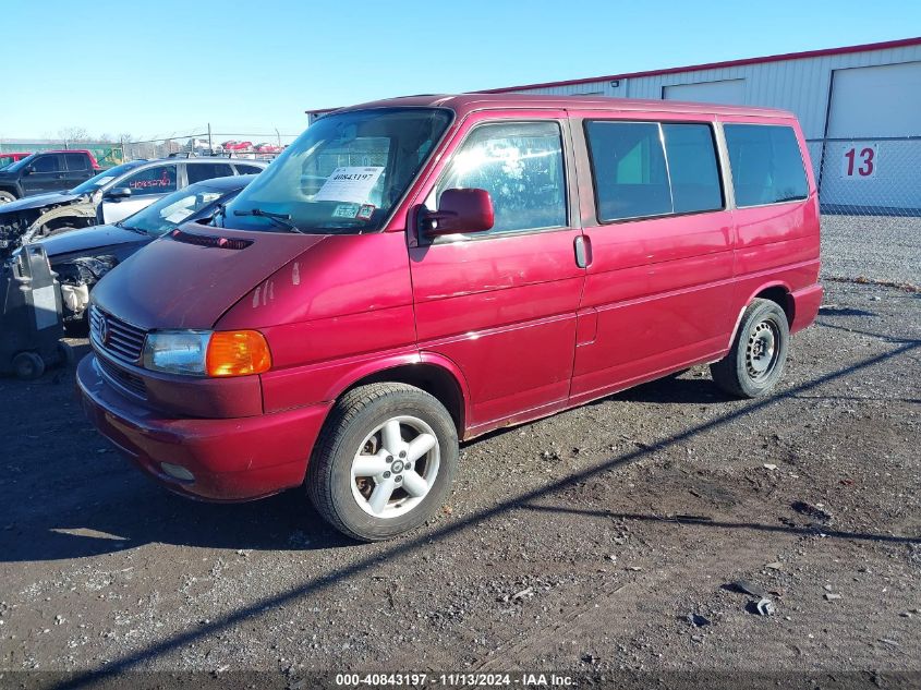 2002 Volkswagen Eurovan Mv VIN: WV2MB47032H027367 Lot: 40843197