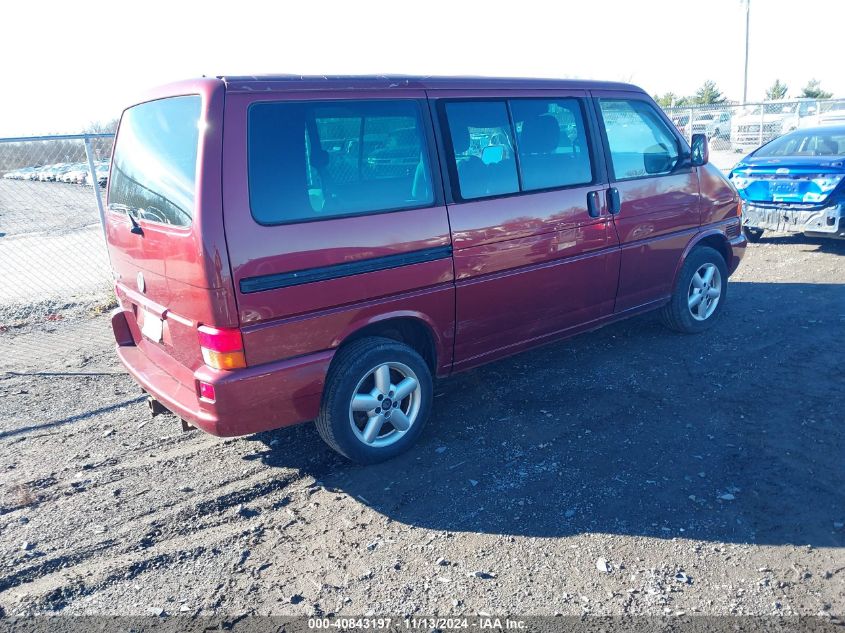 2002 Volkswagen Eurovan Mv VIN: WV2MB47032H027367 Lot: 40843197