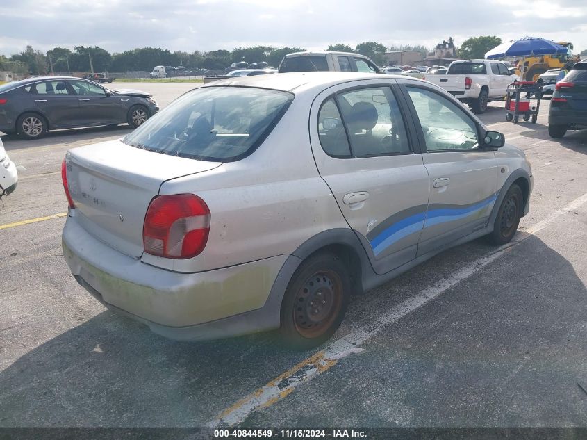 2001 Toyota Echo VIN: JTDBT123710166255 Lot: 40844549