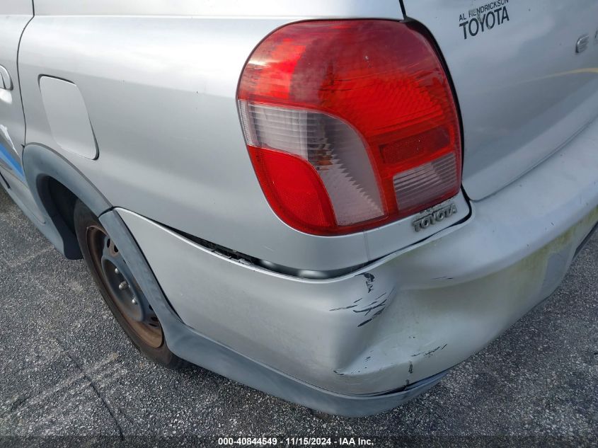 2001 Toyota Echo VIN: JTDBT123710166255 Lot: 40844549