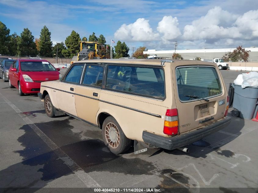 1985 Volvo 245 Dl/Gl VIN: YV1AX8858F1596230 Lot: 40845210