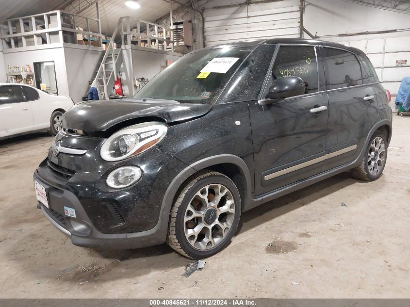 2014 Fiat 500L Trekking VIN: ZFBCFADH3EZ015888 Lot: 40845621