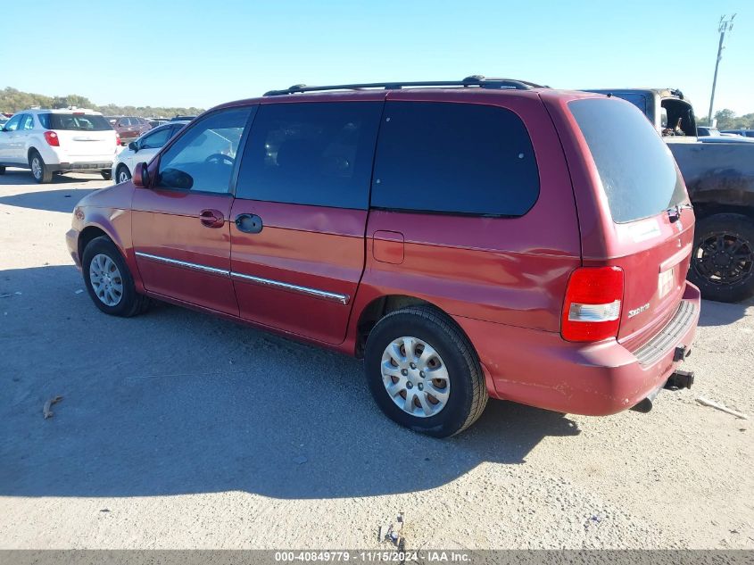 2004 Kia Sedona Ex/Lx VIN: KNDUP131746549981 Lot: 40849779