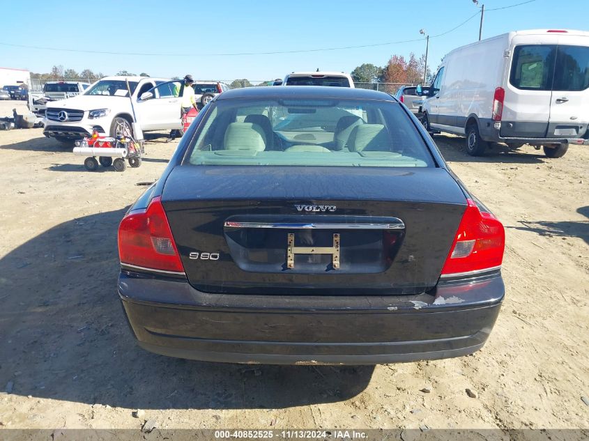 2005 Volvo S80 2.5T VIN: YV1TS592X51402063 Lot: 40852525