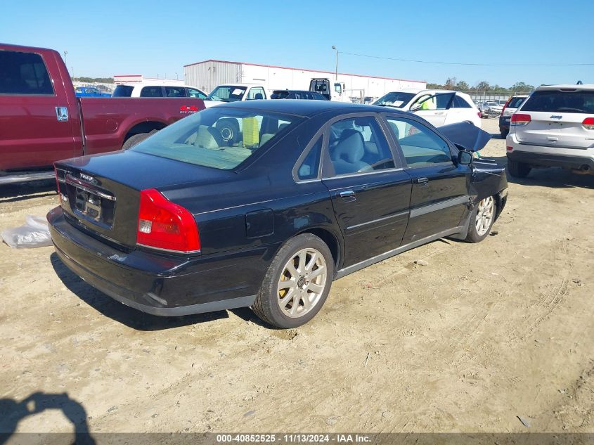 2005 Volvo S80 2.5T VIN: YV1TS592X51402063 Lot: 40852525