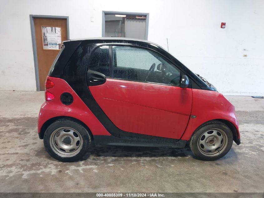 2013 Smart Fortwo Passion/Pure VIN: WMEEJ3BA3DK666985 Lot: 40855309