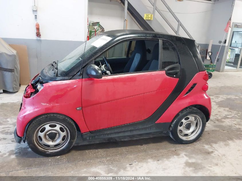 2013 Smart Fortwo Passion/Pure VIN: WMEEJ3BA3DK666985 Lot: 40855309