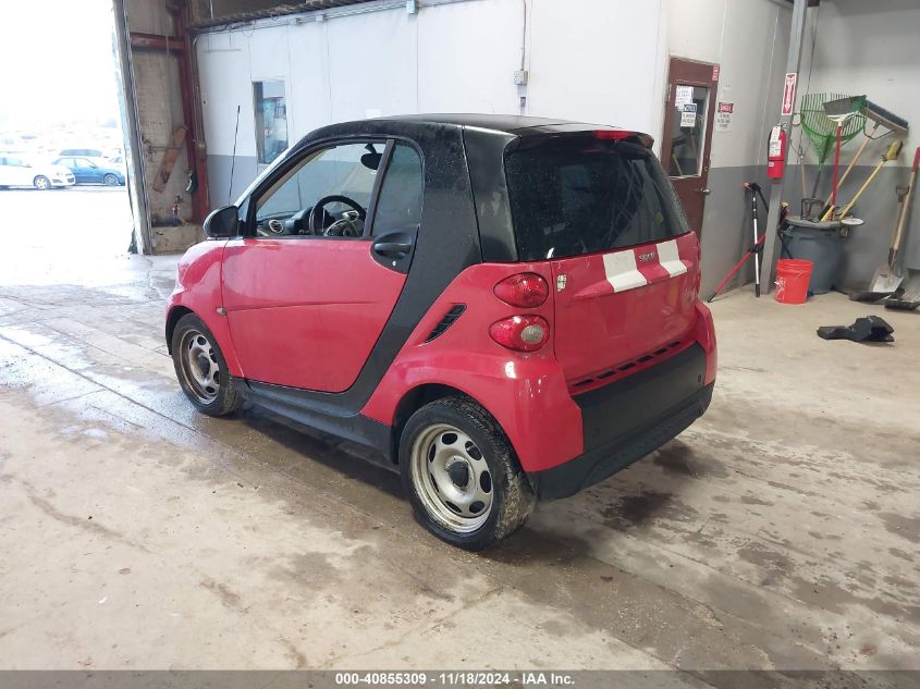 2013 Smart Fortwo Passion/Pure VIN: WMEEJ3BA3DK666985 Lot: 40855309