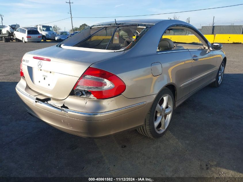 2004 Mercedes-Benz Clk 320 VIN: WDBTJ65J24F078649 Lot: 40861582