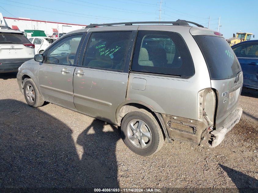 2002 Mazda Mpv Es/Lx VIN: JM3LW28J520315679 Lot: 40861693