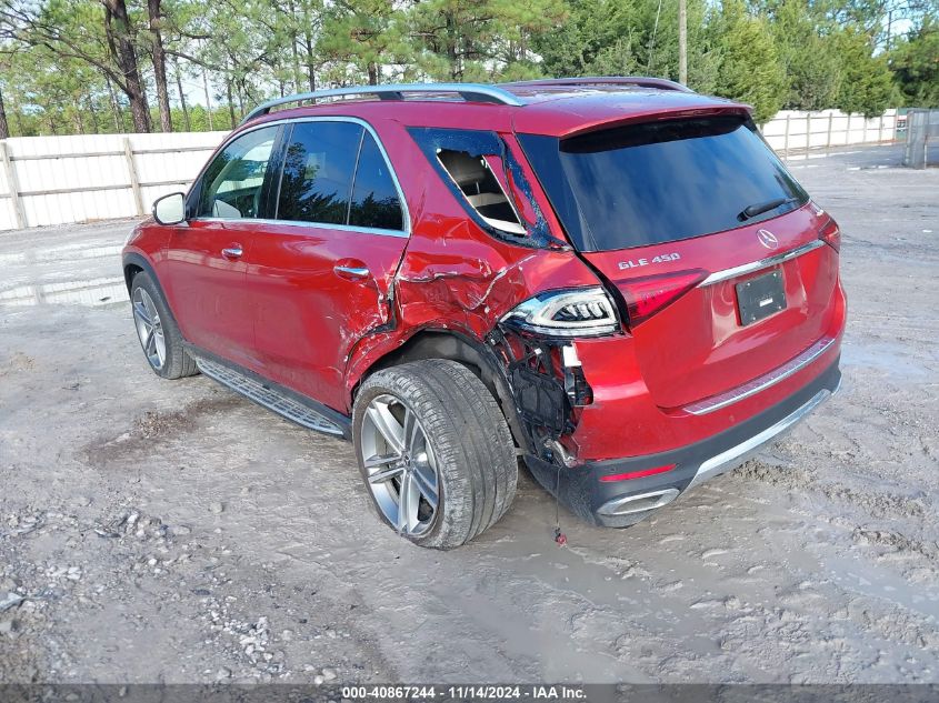 2020 Mercedes-Benz Gle 450 4Matic VIN: 4JGFB5KB3LA204768 Lot: 40867244