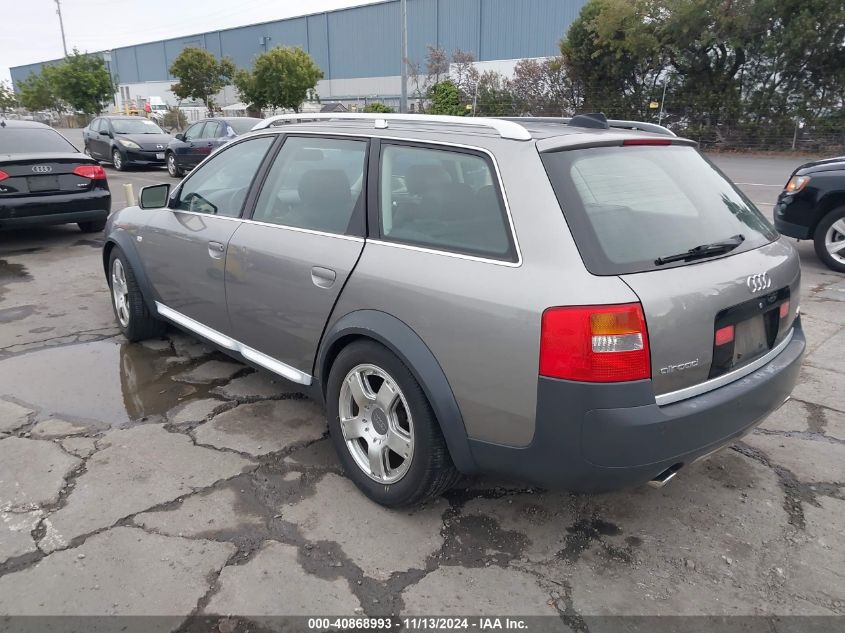 2004 Audi Allroad 4.2 VIN: WA1YL64B04N000334 Lot: 40868993