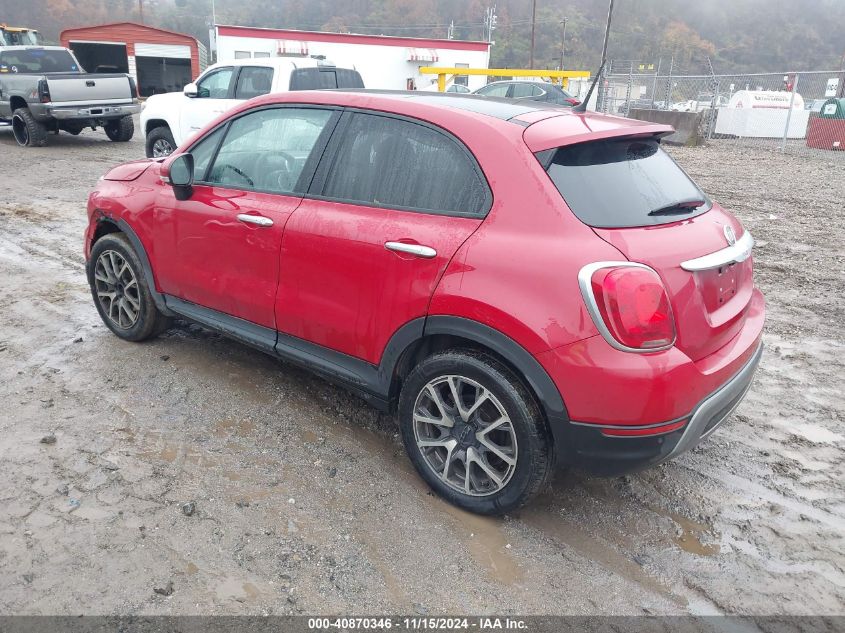 2016 Fiat 500X Trekking Plus VIN: ZFBCFYET0GP492840 Lot: 40870346