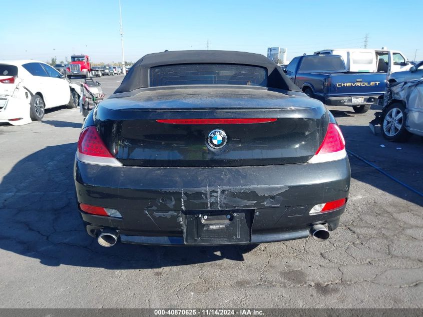 2005 BMW 645Ci VIN: WBAEK73495B323026 Lot: 40870625