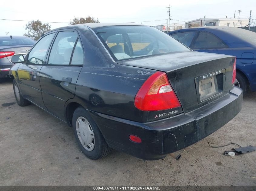 1999 Mitsubishi Mirage De VIN: JA3AY26AXXU020041 Lot: 40871571