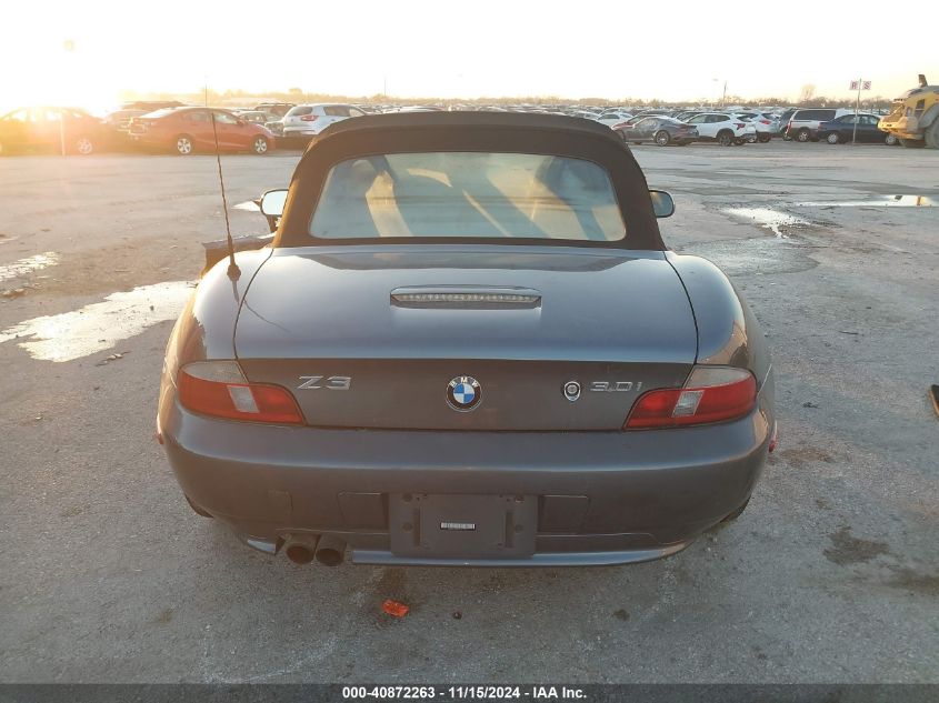 2001 BMW Z3 3.0I VIN: WBACN53491LL47379 Lot: 40872263