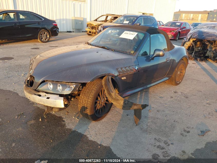 2001 BMW Z3 3.0I VIN: WBACN53491LL47379 Lot: 40872263