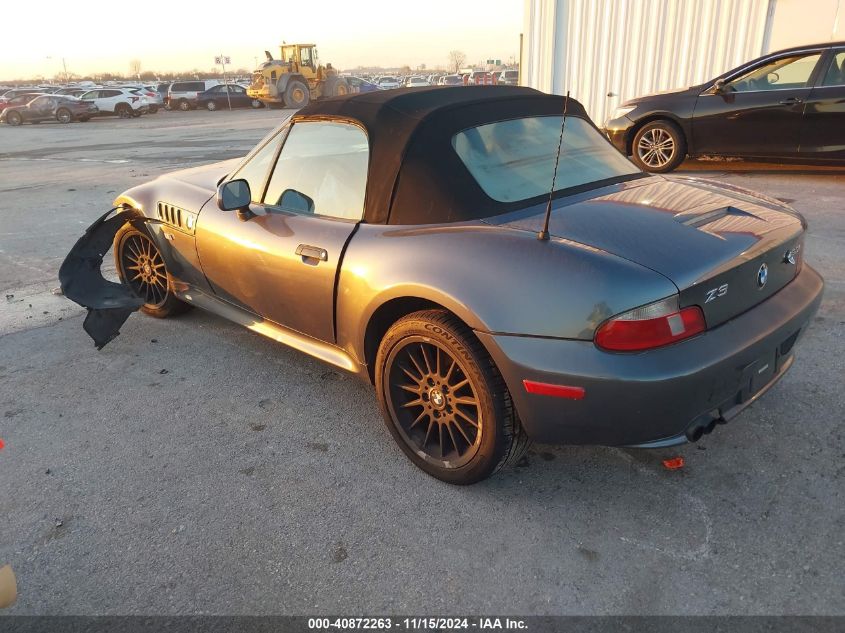 2001 BMW Z3 3.0I VIN: WBACN53491LL47379 Lot: 40872263