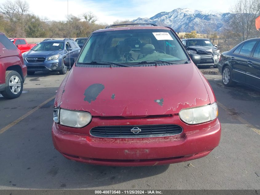 1999 Nissan Quest Gle/Gxe/Se VIN: 4N2XN11T3XD837646 Lot: 40873548