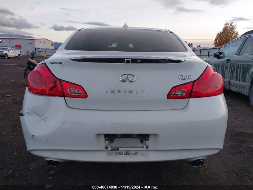 2015 Infiniti Q40 VIN: JN1CV6AP4FM500230 Lot: 40874038