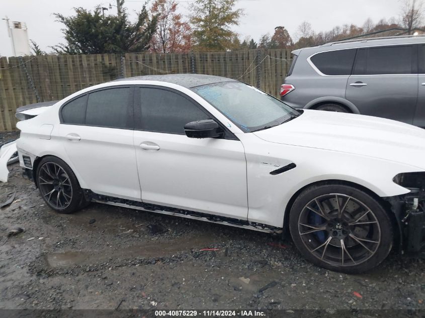 2019 BMW M5 Competition VIN: WBSJF0C53KB447416 Lot: 40875229