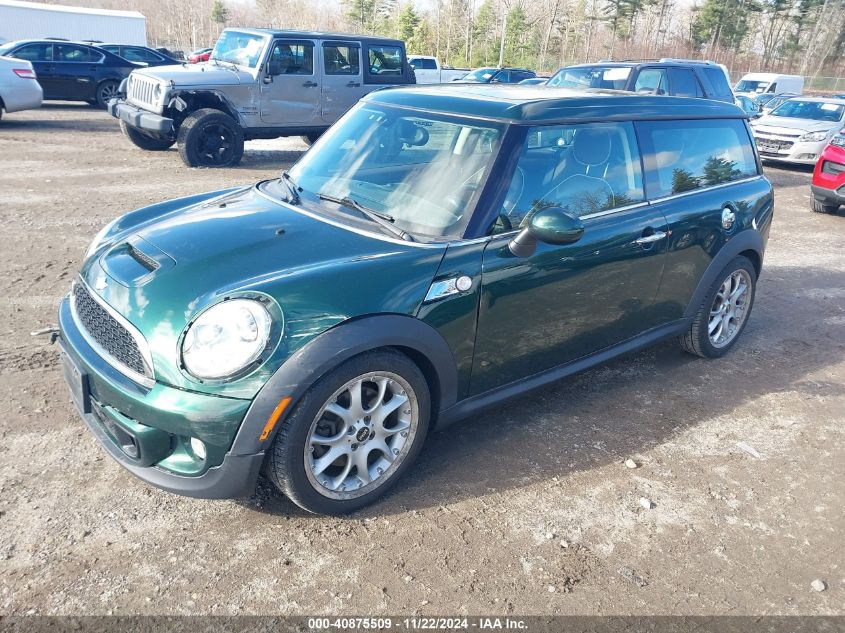 2012 Mini Cooper S Clubman VIN: WMWZG3C52CTY31706 Lot: 40875509