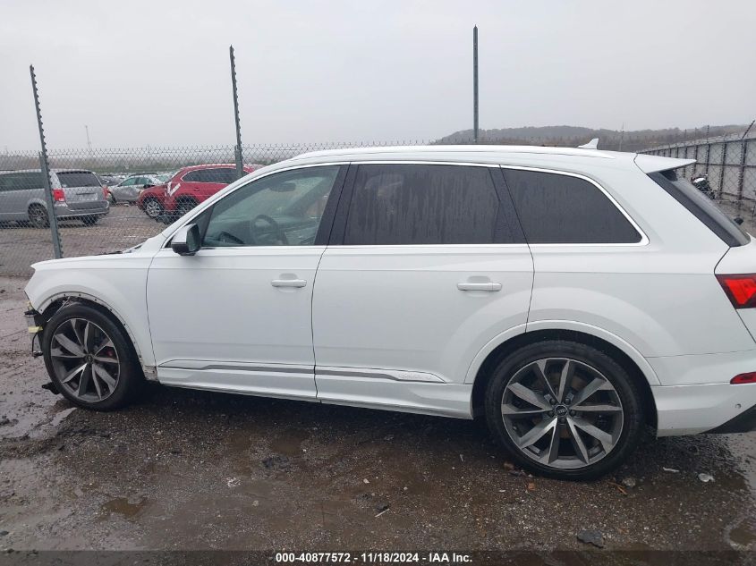 2022 Audi Sq7 Prestige Tfsi Quattro Tiptronic VIN: WA1VWBF77ND007090 Lot: 40877572