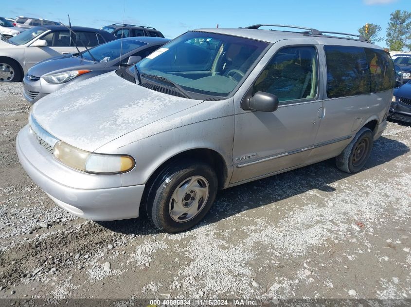 1996 Nissan Quest Xe/Gxe VIN: 4N2DN11W9TD800592 Lot: 40885834