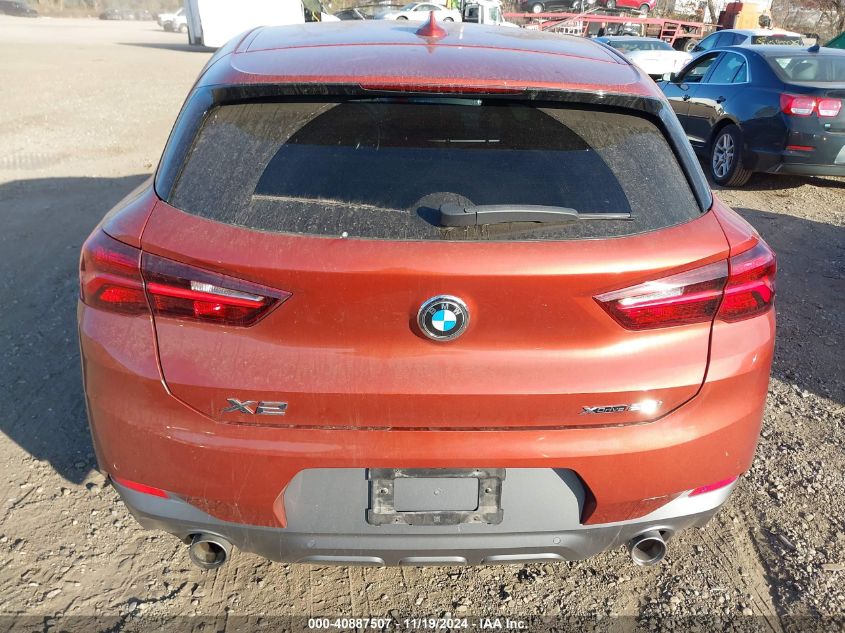 2022 BMW X2 xDrive28I VIN: WBXYJ1C06N5U55109 Lot: 40887507