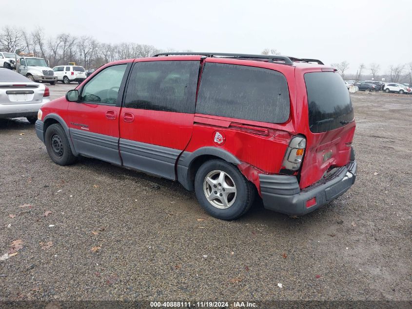 1998 Pontiac Trans Sport VIN: 1GMDX03E0WD162972 Lot: 40888111