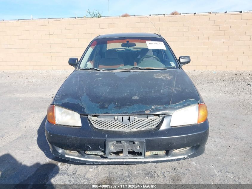 2000 Mazda Protege Dx/Lx VIN: JM1BJ222XY0286239 Lot: 40889237