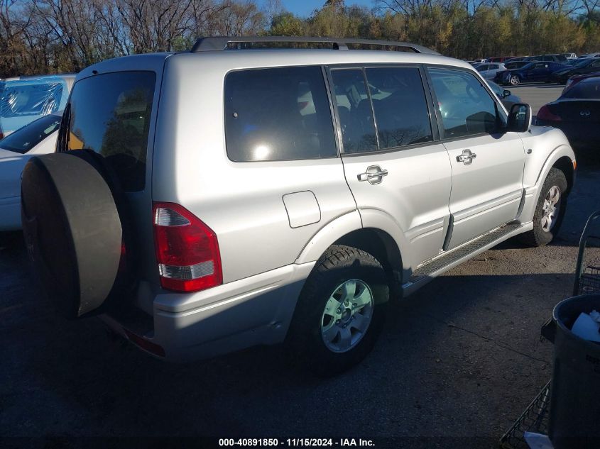 2003 Mitsubishi Montero 20Th Anniversary/Limited VIN: JA4NW51S43J024599 Lot: 40891850