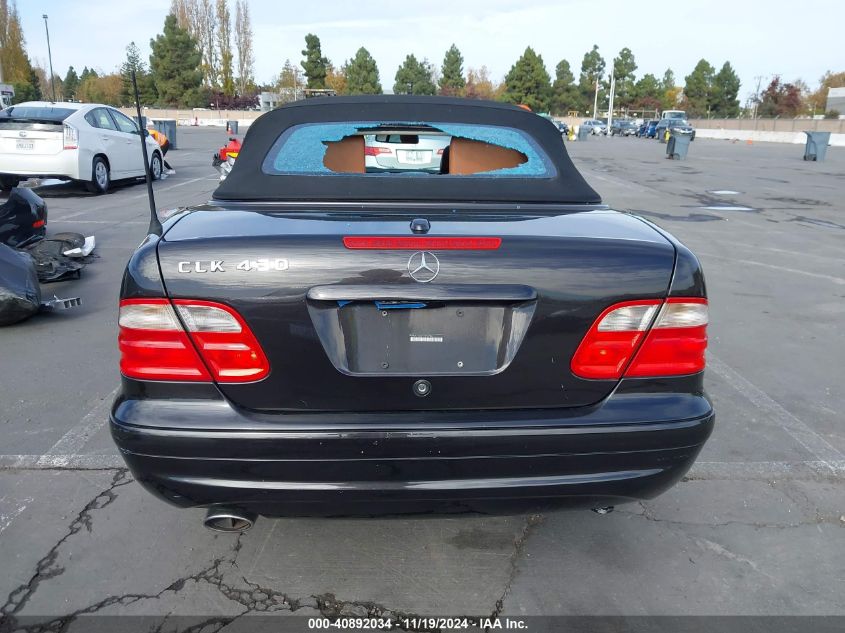 2001 Mercedes-Benz Clk 430 VIN: WDBLK70G31T077702 Lot: 40892034