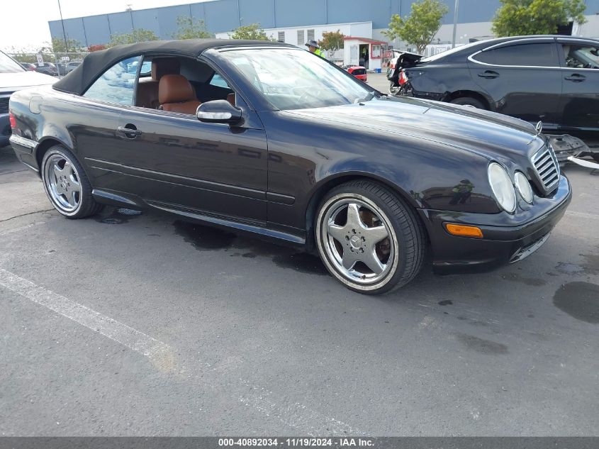 2001 Mercedes-Benz Clk 430 VIN: WDBLK70G31T077702 Lot: 40892034