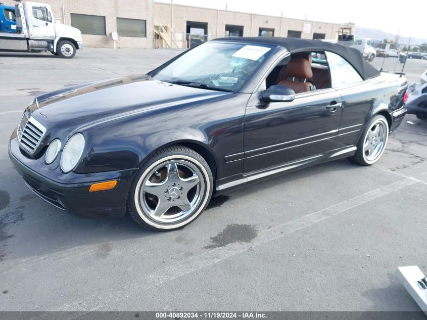 2001 Mercedes-Benz Clk 430 VIN: WDBLK70G31T077702 Lot: 40892034