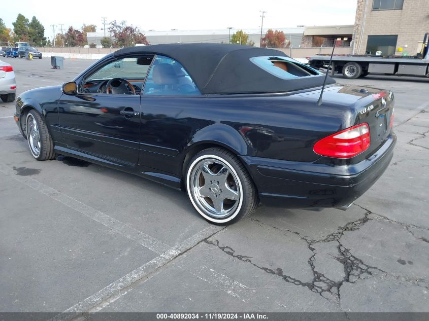 2001 Mercedes-Benz Clk 430 VIN: WDBLK70G31T077702 Lot: 40892034