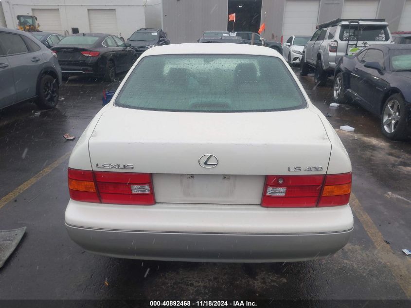 1999 Lexus Ls 400 VIN: JT8BH28F9X0157900 Lot: 40892468