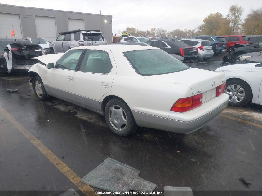 1999 Lexus Ls 400 VIN: JT8BH28F9X0157900 Lot: 40892468