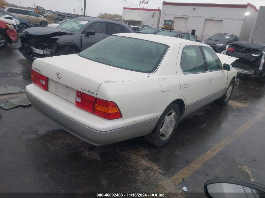 1999 Lexus Ls 400 VIN: JT8BH28F9X0157900 Lot: 40892468