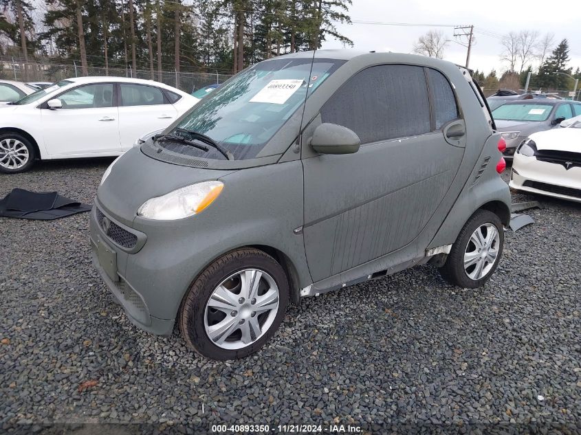 2013 Smart Fortwo Passion/Pure VIN: WMEEJ3BA1DK683638 Lot: 40893350